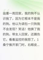 男友出軌調(diào)包我的狗，我讓他社死